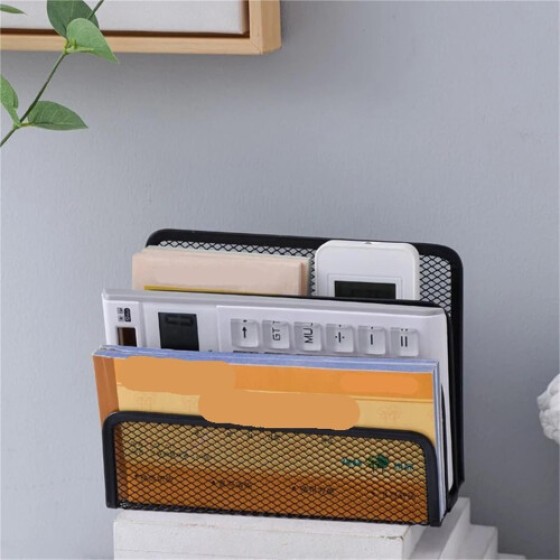 Paper document organizer, 2-pack, 3-tier desktop organizer, suitable for office desks, durable paper document filing system.